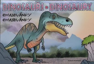 Obrázek z Omalovánky A4 Dinosauři 